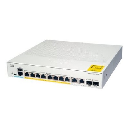 Cisco Catalyst 1000-8P-2G-L - Přepínač - řízený - 4 x 10/100/1000 (PoE+) + 4 x 10/100/1000 + 2 x combo Gigabit SFP (uplink)