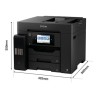 Epson EcoTank ET-5855 - Multifunkční tiskárna - barva - tryskový - ITS - A4/Legal (média) - až 25 stran/min. (tisk) - 550 listy