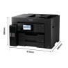 Epson EcoTank ET-16655 - Multifunkční tiskárna - barva - tryskový - ITS - A3 (média) - až 25 stran/min. (tisk) - 550 listy