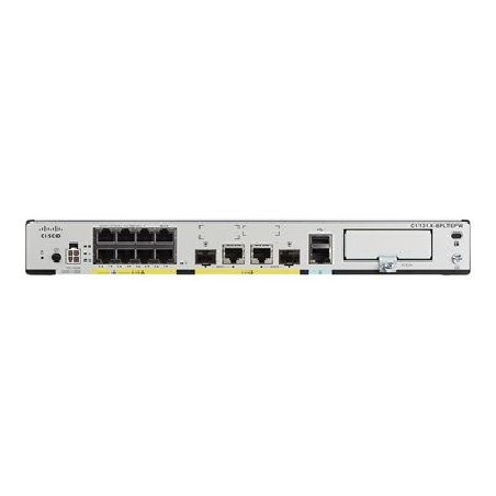 Cisco Integrated Services Router 1131X - Smerovac 8portový switch - 1GbE - porty WAN: 2 - repasováno