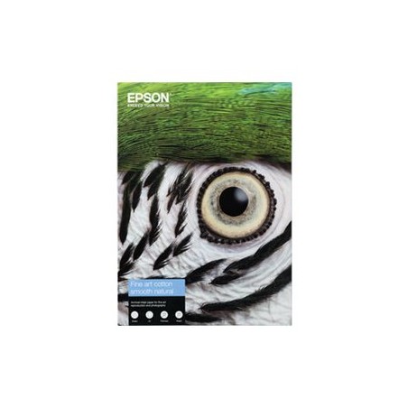 Epson Fine Art II - Bavlna - hladký matný - 490 mikronů - bílá (natural white) - A2 (420 x 594 mm) - 300 g/m? - 25 listy