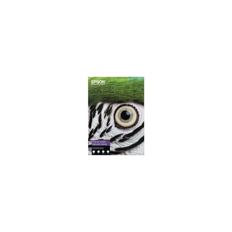 Epson Fine Art II - Bavlna - texturovaný matný - 515 mikronů - bílá (natural white) - A4 (210 x 297 mm) - 300 g/m? - 25 listy