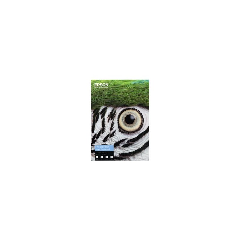 Epson Fine Art - Bavlna - hladký - 490 mikronu - prírodní - A3 Plus (329 x 483 mm) - 300 g/m? - 25 listy bavlnený papír - pro