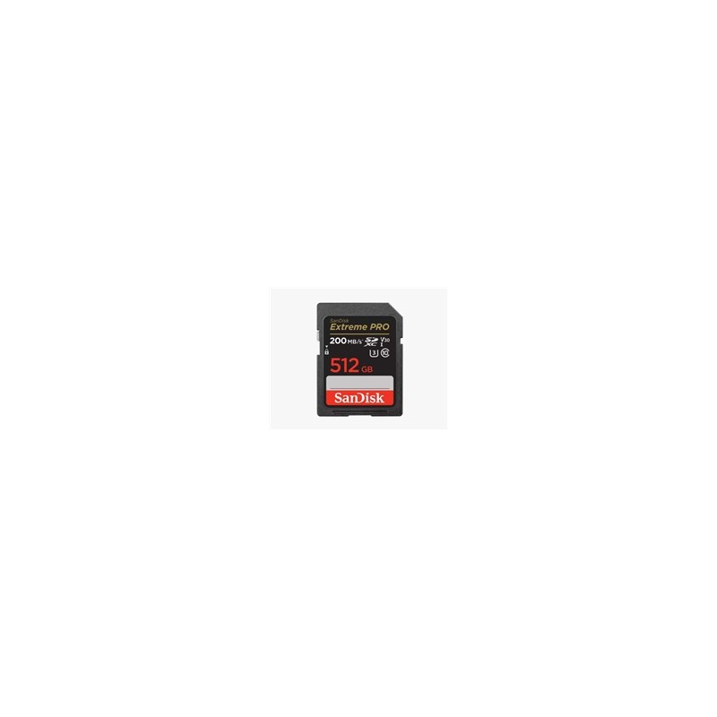 SanDisk SDXC karta 512GB Extreme PRO (200 MB/s Class 10, UHS-I U3 V30)