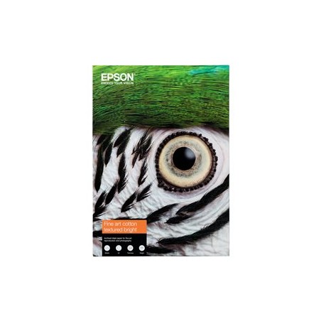 Epson Fine Art II - Bavlna - texturovaný matný - 515 mikronů - jasně bílá - A2 (420 x 594 mm) - 300 g/m? - 25 listy bavlněný