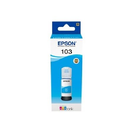 Epson 103 - 65 ml - azurová - originální - doplnění inkoustu - pro EcoTank L3150, L3151, L5190