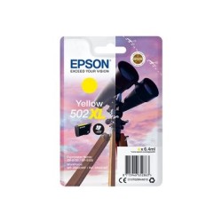 Epson 502XL - 6.4 ml - Vysoká kapacita - žlutá - originální - blistr s RF / akustickým alarmem - inkoustová cartridge - pro