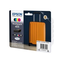 Epson 405 Multipack - 4-balení - černá, žlutá, azurová, purpurová - originální - blistr s RF / akustickým alarmem - inkoustová