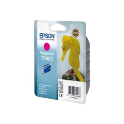 Epson T0483 - 13 ml - purpurová - originální - blistr s RF / akustickým alarmem - inkoustová cartridge - pro Stylus DX3800