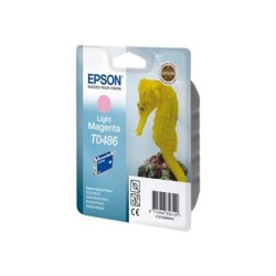Epson T0486 - 13 ml - světlá fialová - originální - blistr s RF / akustickým alarmem - inkoustová cartridge - pro Stylus DX3800