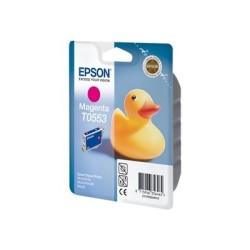 Epson T0553 - 8 ml - purpurová - originální - blistr s RF / akustickým alarmem - inkoustová cartridge - pro Stylus Photo R240