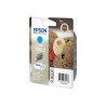 Epson T0612 - 8 ml - azurová - originální - blistr s RF / akustickým alarmem - inkoustová cartridge - pro Stylus D68, D88