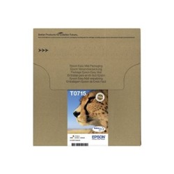 Epson T071 Easy Mail Packaging - 4-balení - 23.9 ml - černá, žlutá, azurová, purpurová - originální - pouzdro - inkoustová