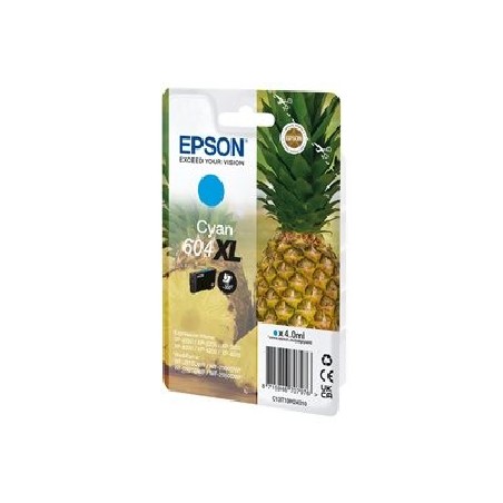 Epson 604XL - 4 ml - azurová - originální - blistr s RF / akustickým alarmem - inkoustová cartridge - pro Expression Home