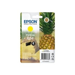 Epson 604 Singlepack - 2.4 ml - žlutá - originální - blistr s RF / akustickým alarmem - inkoustová cartridge - pro Expression