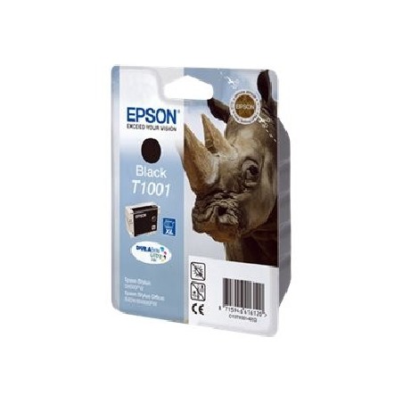 Epson T1001 - 25.9 ml - černá - originální - blistr s RF / akustickým alarmem - inkoustová cartridge - pro Stylus SX510W