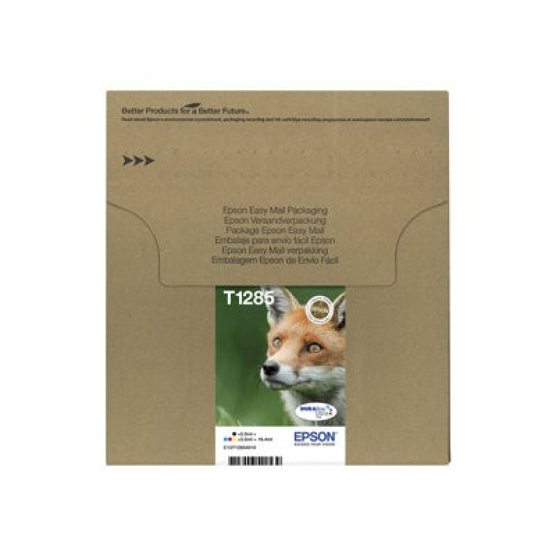 Epson T1285 Easy Mail Packaging - 4-balení - 16.4 ml - černá, žlutá, azurová, purpurová - originální - pouzdro - inkoustová