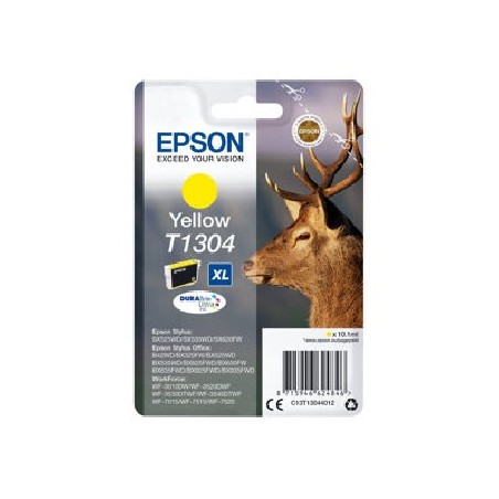 Epson T1304 - Velikost XL - žlutá - originální - blistr s RF / akustickým alarmem - inkoustová cartridge - pro Stylus Office