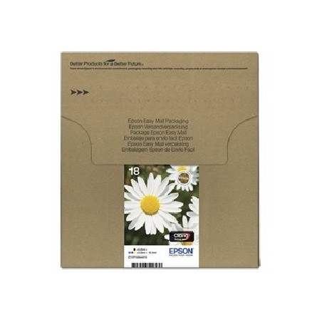 Epson T1806 Easy Mail Packaging - 4-balení - 15.1 ml - černá, žlutá, azurová, purpurová - originální - pouzdro - inkoustová