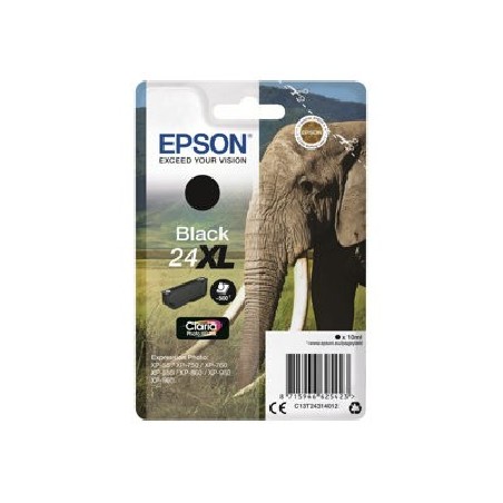 Epson 24XL - 10 ml - XL - černá - originální - blistr s RF alarmem - inkoustová cartridge - pro Expression Photo XP-55, 750
