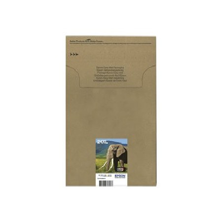 Epson 24XL Multipack Easy Mail Packaging - 6-balení - 55.7 ml - XL - černá, žlutá, azurová, purpurová, světlá fialová, světle