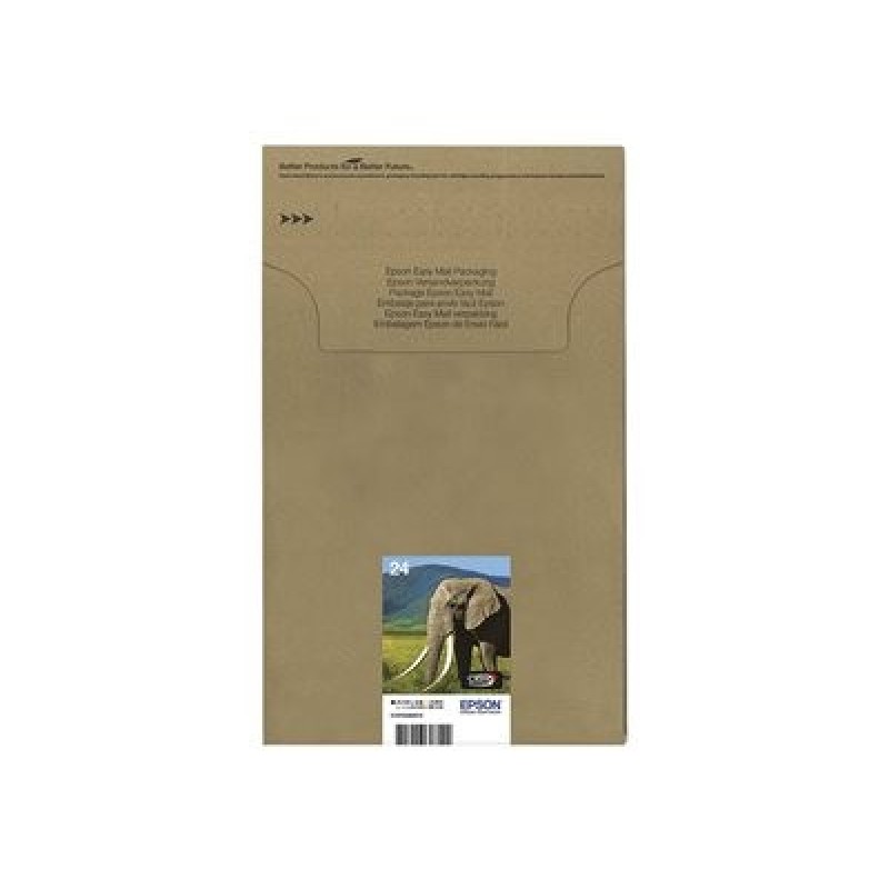 Epson 24 Multipack Easy Mail Packaging - 6-balení - 29.1 ml - černá, žlutá, azurová, purpurová, světlá fialová, světle azurová