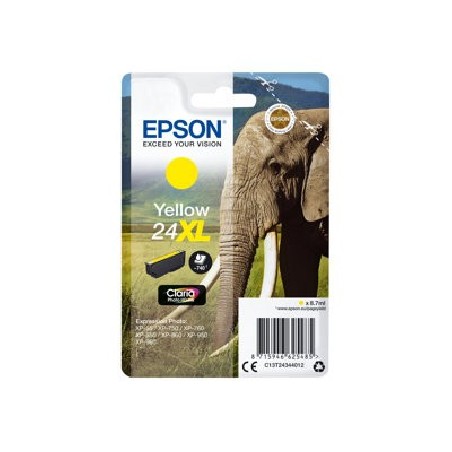 Epson 24XL - 8.7 ml - XL - žlutá - originální - blistr s RF alarmem - inkoustová cartridge - pro Expression Photo XP-55, 750