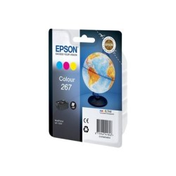 Epson 267 - 6.7 ml - žlutá, azurová, purpurová - originální - blistr s RF alarmem - inkoustová cartridge - pro WorkForce WF-100W