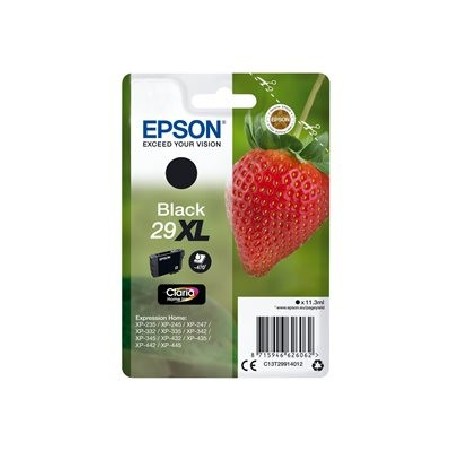 Epson 29XL - 11.3 ml - XL - černá - originální - blistr s RF / akustickým alarmem - inkoustová cartridge - pro Expression Home