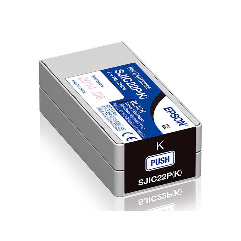 SJIC22P(K): Ink cartridge for ColorWorks C3500 (Black)