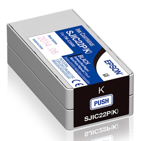 SJIC22P(K): Ink cartridge for ColorWorks C3500 (Black)