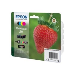 Epson 29 Multipack - 4-balení - 14.9 ml - černá, žlutá, azurová, purpurová - originální - blistr s RF / akustickým alarmem