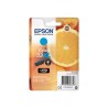 Epson 33XL - 8.9 ml - XL - azurová - originální - blistr s RF / akustickým alarmem - inkoustová cartridge - pro Expression Home