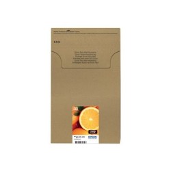Epson Multipack 33 - 5-balení - černá, žlutá, azurová, purpurová, foto černá - originální - blistr - inkoustová cartridge - pro