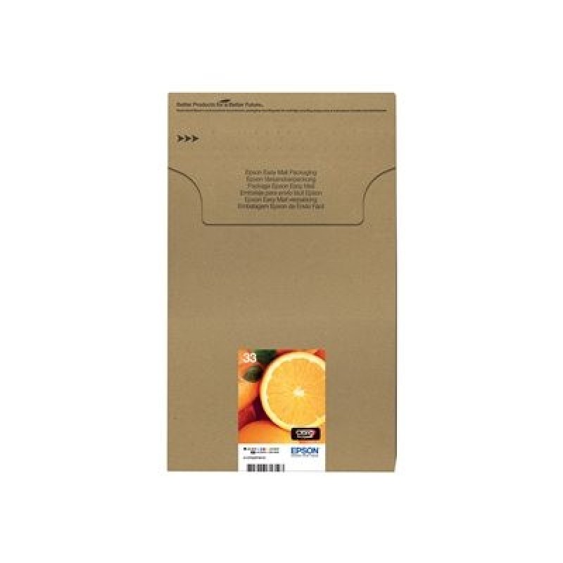 Epson Multipack 33 - 5-balení - černá, žlutá, azurová, purpurová, foto černá - originální - blistr - inkoustová cartridge - pro