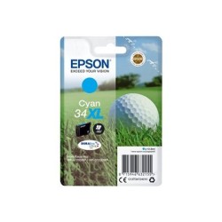 Epson 34XL - 10.8 ml - XL - azurová - originální - blistr s RF / akustickým alarmem - inkoustová cartridge - pro WorkForce Pro