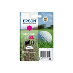 Epson 34XL - XL - purpurová - originální - blistr s RF / akustickým alarmem - inkoustová cartridge - pro WorkForce Pro