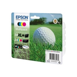 Epson 34 Multipack - 4-balení - černá, žlutá, azurová, purpurová - originální - inkoustová cartridge - pro WorkForce Pro