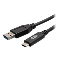C2G 1ft USB-C to USB-A SuperSpeed USB 5Gbps Cable M/M - USB kabel - USB typ A (M) do USB-C (M) - USB 3.2 Gen 1 - 30 V - 3 A