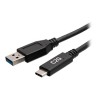 C2G 1ft USB-C to USB-A SuperSpeed USB 5Gbps Cable M/M - USB kabel - USB typ A (M) do USB-C (M) - USB 3.2 Gen 1 - 30 V - 3 A