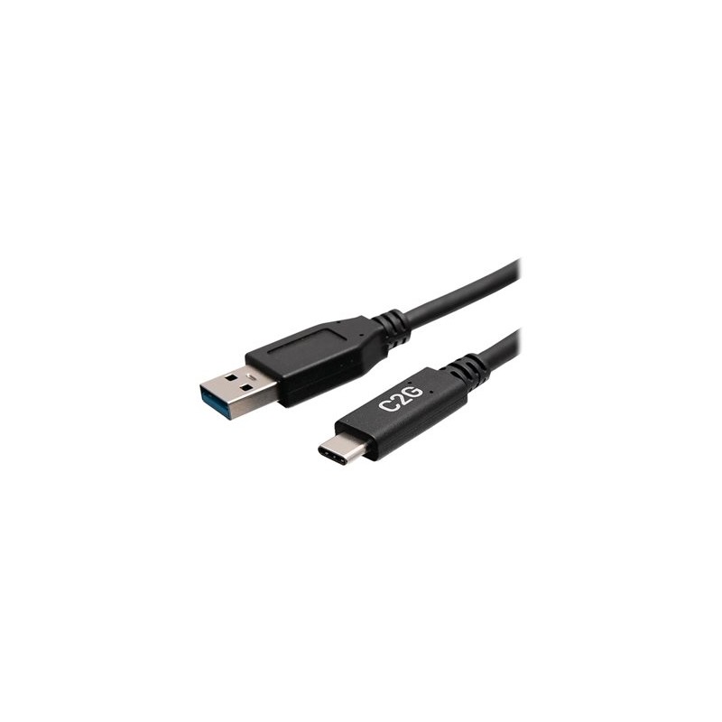 C2G 1.5ft USB-C to USB-A SuperSpeed USB 5Gbps Cable M/M - USB kabel - USB typ A (M) do USB-C (M) - USB 3.2 Gen 1 - 30 V - 3 A