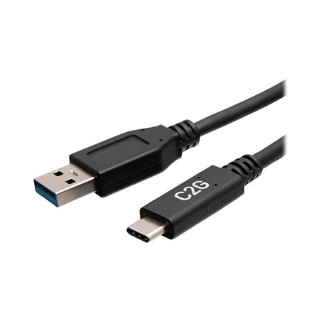 C2G 1.5ft USB-C to USB-A SuperSpeed USB 5Gbps Cable M/M - USB kabel - USB typ A (M) do USB-C (M) - USB 3.2 Gen 1 - 30 V - 3 A