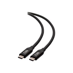 C2G 2.5ft (0.8m) USB-C Male to USB-C Male Cable (20V 5A) - USB4 (40Gbps) - USB kabel - USB-C (M) do USB-C (M) - USB 2.0 / USB