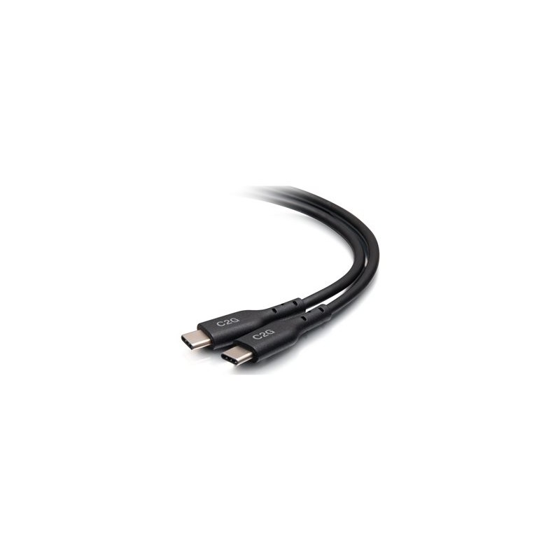 C2G 1.5ft (0.5m) USB-C Male to USB-C Male Cable (20V 5A) - USB 2.0 (480Mbps) - USB kabel - USB-C (M) do USB-C (M) - USB 2.0