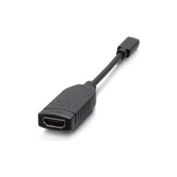 C2G Micro HDMI to HDMI Dongle Adapter Converter - HDMI kabel - 19 pin micro HDMI Type D s piny (male) pájený do HDMI se