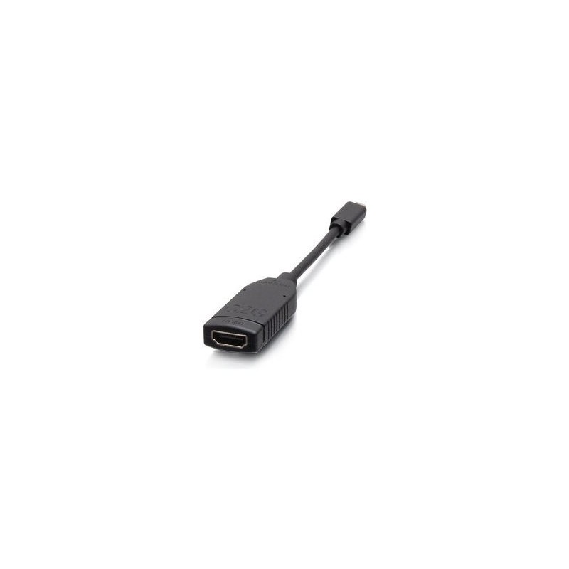 C2G Micro HDMI to HDMI Dongle Adapter Converter - HDMI kabel - 19 pin micro HDMI Type D s piny (male) pájený do HDMI se
