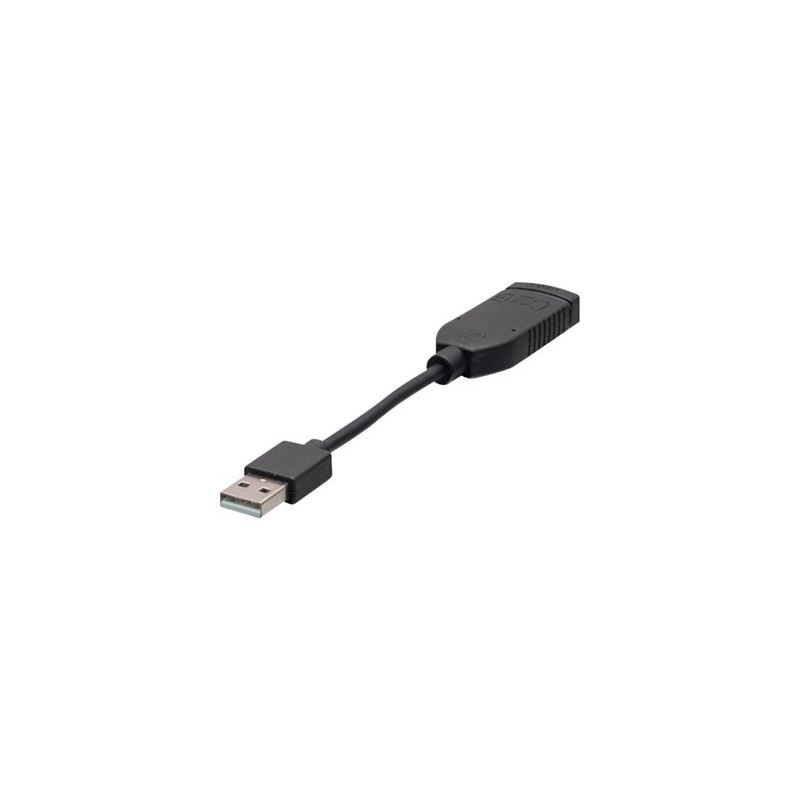 C2G USB-C to USB-A Dongle Adapter Converter - USB kabel - USB-C (M) do USB (F) - USB 2.0 - 30 V - černá