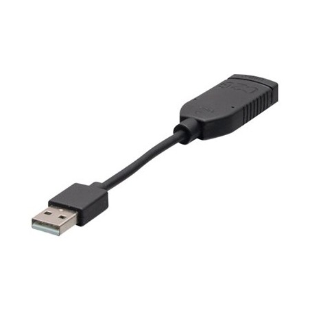 C2G USB-C to USB-A Dongle Adapter Converter - USB kabel - USB-C (M) do USB (F) - USB 2.0 - 30 V - černá