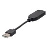 C2G USB-C to USB-A Dongle Adapter Converter - USB kabel - USB-C (M) do USB (F) - USB 2.0 - 30 V - černá