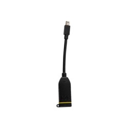 C2G 4K HDMI Dongle Adapter Ring with Mini DisplayPort, DisplayPort, and USB C - Retractable Universal Mount - Video adapter kit